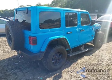 2021 Jeep Wrangler Unlimited Rubicon 4X4 from USA, damaged, VIN 1C4HJXFG8MW617520